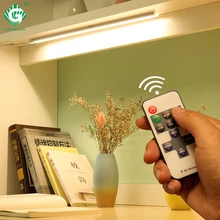 6 Вт 8 Вт 10 Вт 12 В светодиодная подсветка под шкаф 11 ключ пульт дистанционного управления полоса шкаф для ламп светильник s Шкаф Кухня Спальня Ночной светильник ing