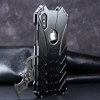 

For Apple IPhone 11 PRO X XS MAX XR 5 Se 6 6s 7 8 Plus Case Aluminum Metal Marvel Batman Armor Protective Shockproof Phone Cover