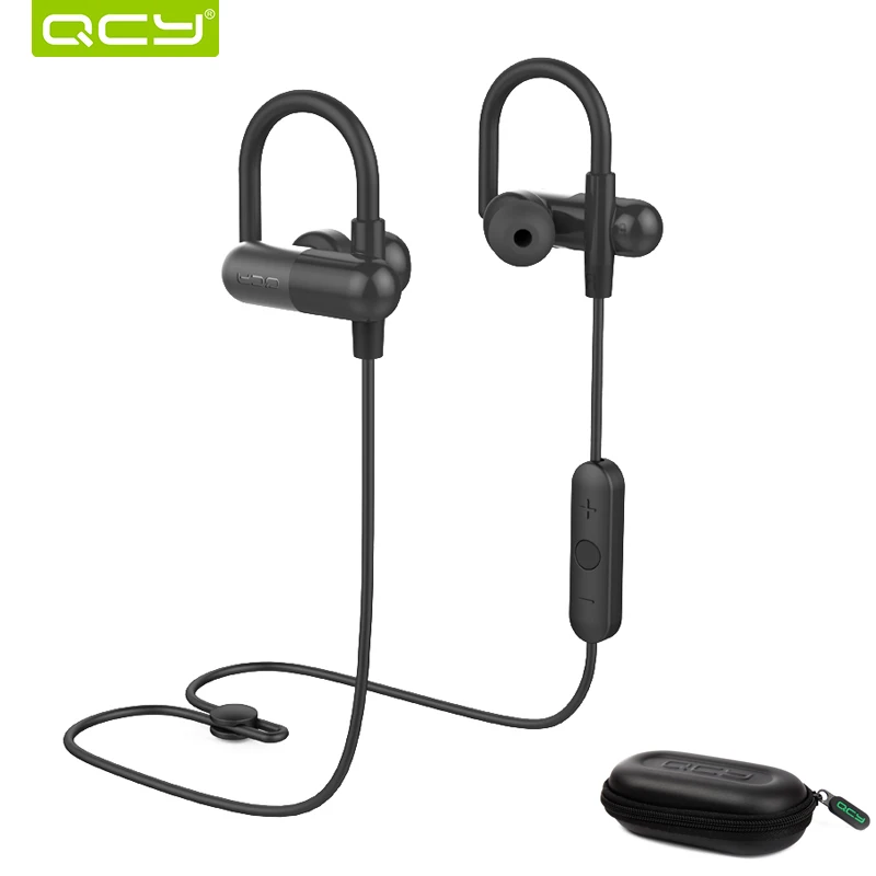 QCY combination sets QY11 sports earphone bluetooth headphones and portable storage box for iPhone Android Phone