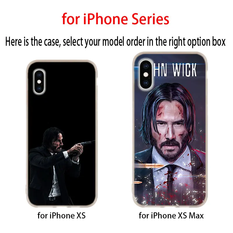 Новый чехол John Wick для iphone XS 11 Pro Max XR X 10 чехлы телефонов 7 8 plus 6s 5 4s|Бамперы| |