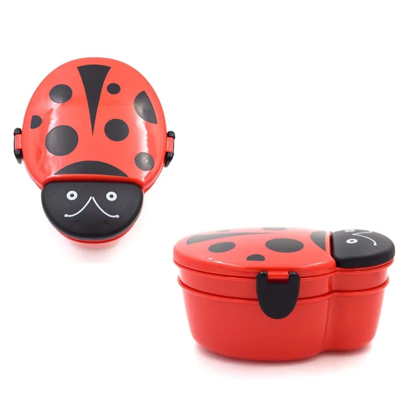 

Kids Cartoon Outdoor Lunch Box Microwave Food-Grade PP Lunch Box With Spoon LaunchBox Eco-Friendly Snack Box