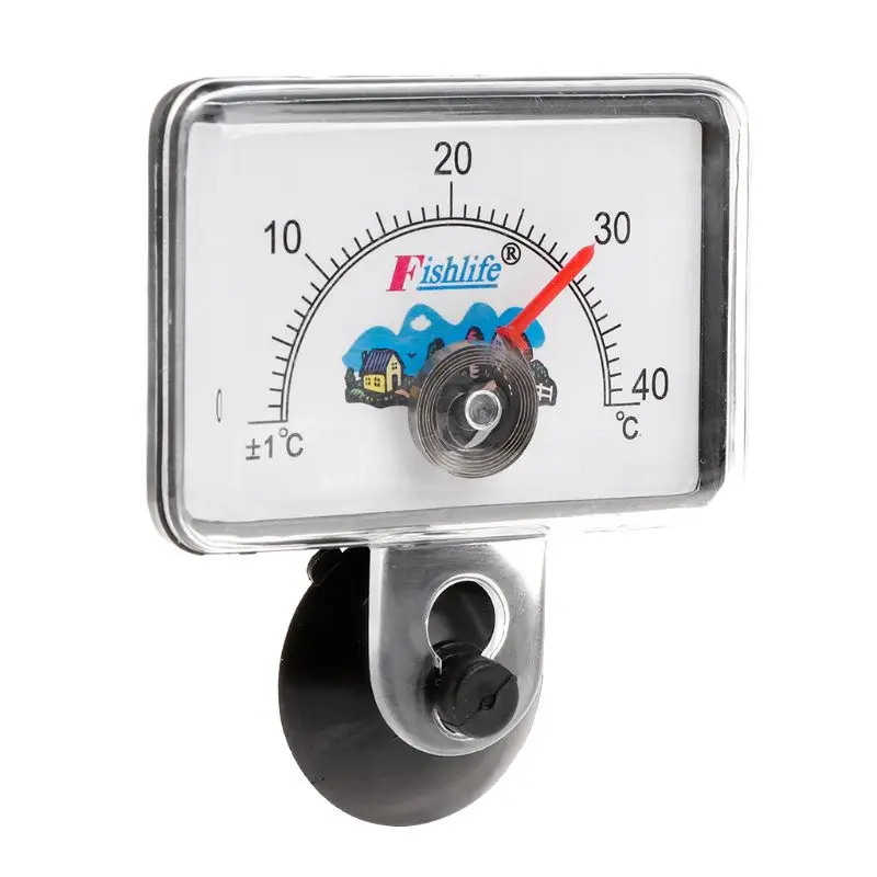 

Aquarium Thermometer Submersible Waterproof Water Temperature Measure Fish Tank Pointer Supplies Fan/Rectangle/Oval Shape