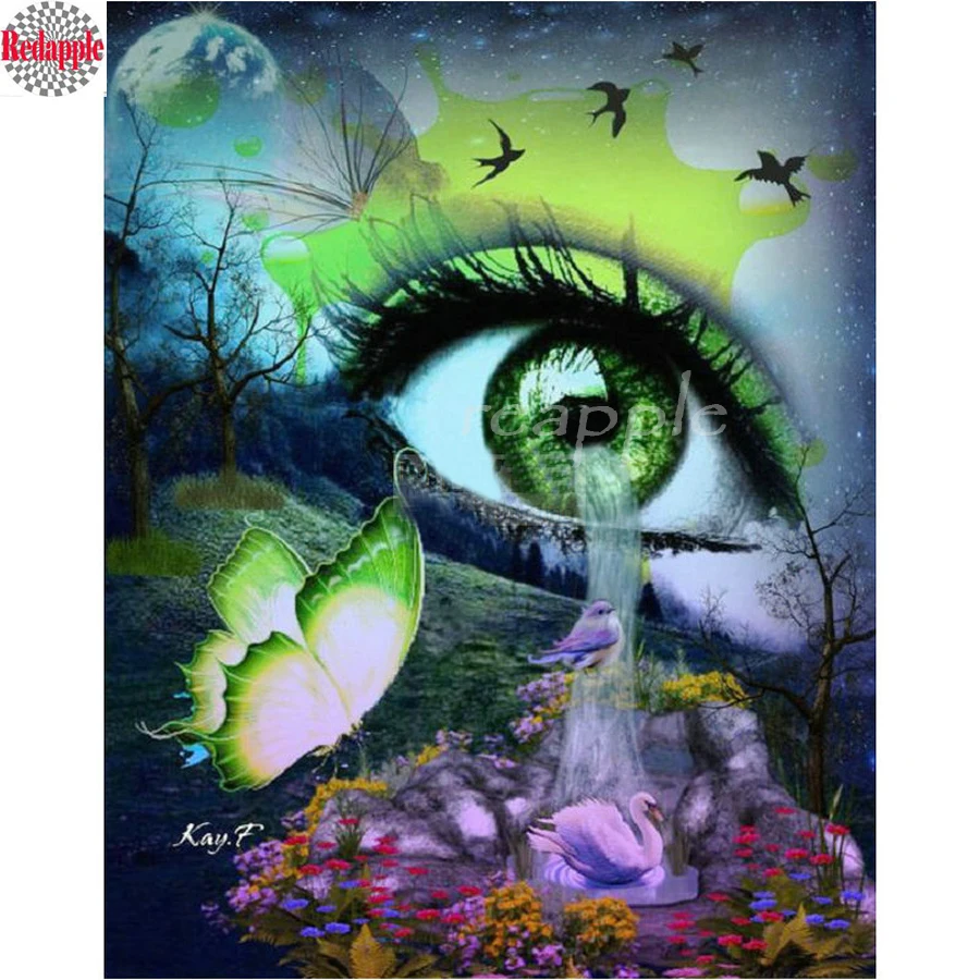 DIY Diamond 5D Embroidery Paintings,Fat Women Oucan 5D Embroidery Painting Kit 5D Decorating Wall Stickers 5D DIY Diamond Painting Set for Living Room