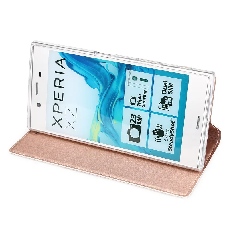 Магнитный чехол книжка для Sony Xperia XA1 Plus Ultra XZ1 XZ2 Premium XZ X Compact XP Z5 Mini L1 Z6 E6 XA2 XZ3|Бамперы|