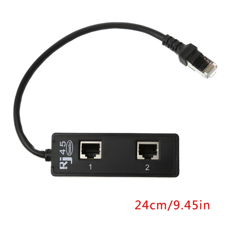 1 до 2 LAN Ethernet сети RJ45 разъем сплиттер удлинитель Кабель-адаптер-L059 горячий