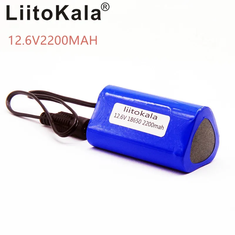  HK LiitoKala 12V High Quality Portable 2200mAh 18650 Lithium Battery Rechargeable Batteries Pack Fo - 32881159505