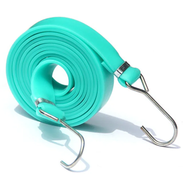 POSSBAY 1.8 M Motorcycle Luggage Straps Motorbike Rubber Bungee Elastic Net Tarp Tie Down Straps Mesh Strong Luggage Helmet Hook