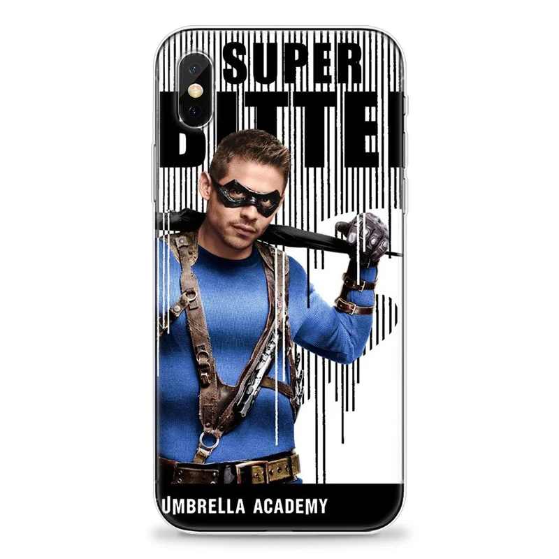 Америка Webisode зонтик Academy Apocalypse Люкс чехол для iPhone 7 6 6S Plus 5s SE Мягкий силиконовый чехол для телефона 7 X XR MAX - Цвет: TPU