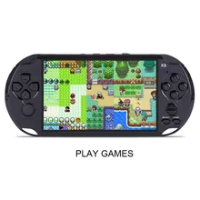 5.0″ Large Screen X9 Gamepad 8GB Game Console Handheld Gaming Machine Portable Game Player 1080*720 Resolution with Earphone