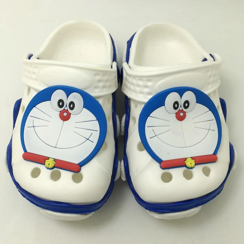 Детские сандалии для сада 1 пара тапочки из ЭВА с мультяшным Doraemon обувь мальчиков
