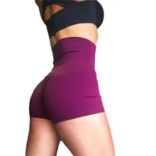 Для женщин Йога Спорт Шорты для женщин Сексуальная Push Up хип тренажерный зал тренировки Короткие штаны Для женщин Высокая талия эластичные Фитнес Бег бег Шорты для женщин