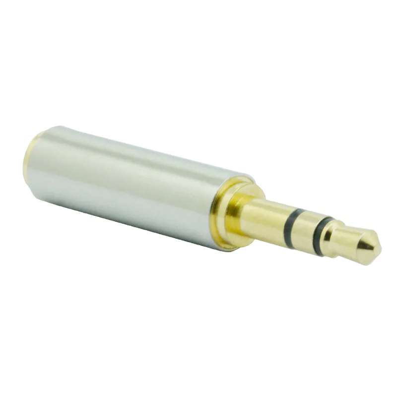 50pcs 4 4mm Audio Jack 5 Poles Stereo No Steps Earphone Balanced Plug Metal Adapter Bright Shell Wire Connector For Headphone