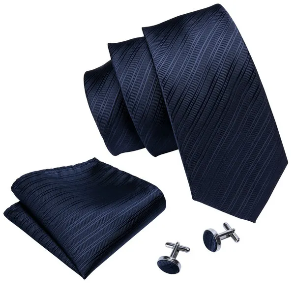 Barry. Wang, 11 цветов, мужской галстук для мужчин, шелковые галстуки с носовыми запонками, набор, галстук для мужчин, Одноцветный галстук, Gravata для свадебной вечеринки - Цвет: FA-5087