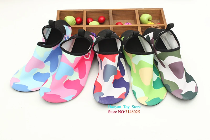 Летняя водонепроницаемая обувь для взрослых и больших детей быстросохнущие носки для плавания с открытыми носками для пляжа, для бассейна, для серфинга, для танцев, домашняя обувь, Тапочки