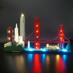 Kyglaring Led Light Up Kit для 21043 architecture San Francisco Light Set (не включает модель)