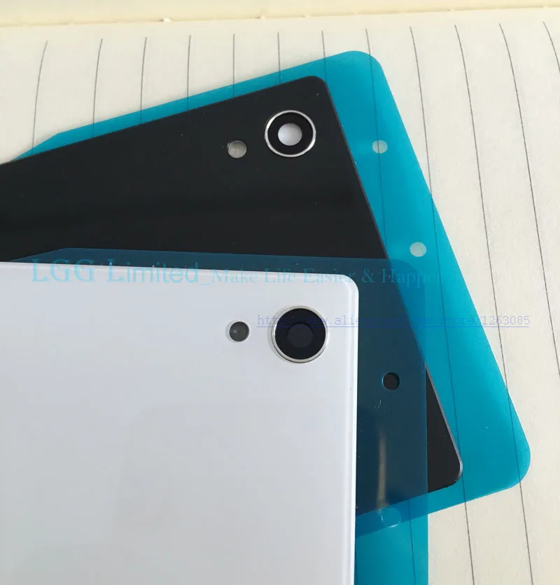 Оригинальный чехол для Sony Xperia M4 Aqua Battery Cover E2303 E2333 стеклянный задней двери с NFC