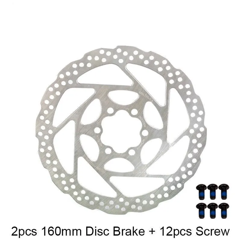 Новые тормозные роторы Shimano RT56 160 мм 6 &quotдиск 2 шт. 12 блоков BB5/BB7 MTB | Спорт и