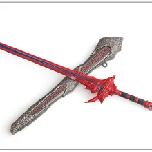 S0485 миниатюрный ТВ Легенда древний меч сжигания лезвие тишины Красный версия 12"