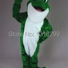 Талисмана Зеленые Лягушки лягушка костюм талисмана необычные платья пользовательские фантазии косплей костюм тема mascotte карнавальный костюм комплекты