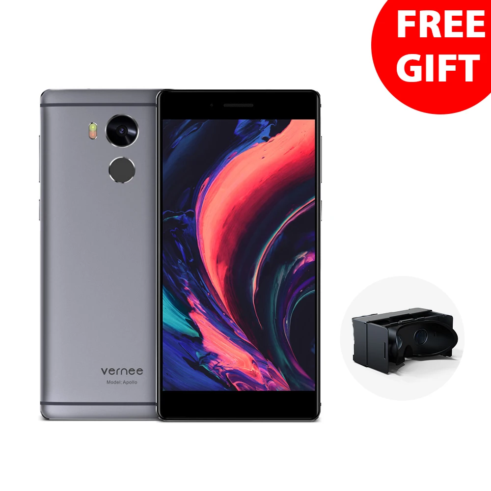 Vernee Apollo 5 дюймов 4 GB Оперативная память 64 Гб 4G мобильный телефон MT6797T Дека Core 3100 mAh
