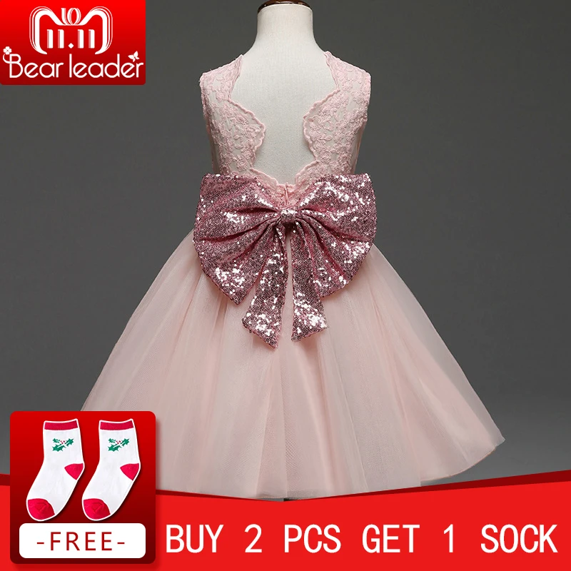 Bear Leader Girls Dresses 2018 New Brand Princess Girl Clothes Bowknot Sleeveless Party Dress Girls Clothes For 1-6 Years Bear Leader Girls Dresses 2018 New Brand Princess Girl Clothes Bowknot Sleeveless Party Dress Girls Clothes For 1-6 Years