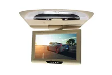 Monitor de montaje de techo de pantalla Digital LED de 9 pulgadas de diseño Ultra delgado con entrada de vídeo Dual para autobús de coche de tres colores