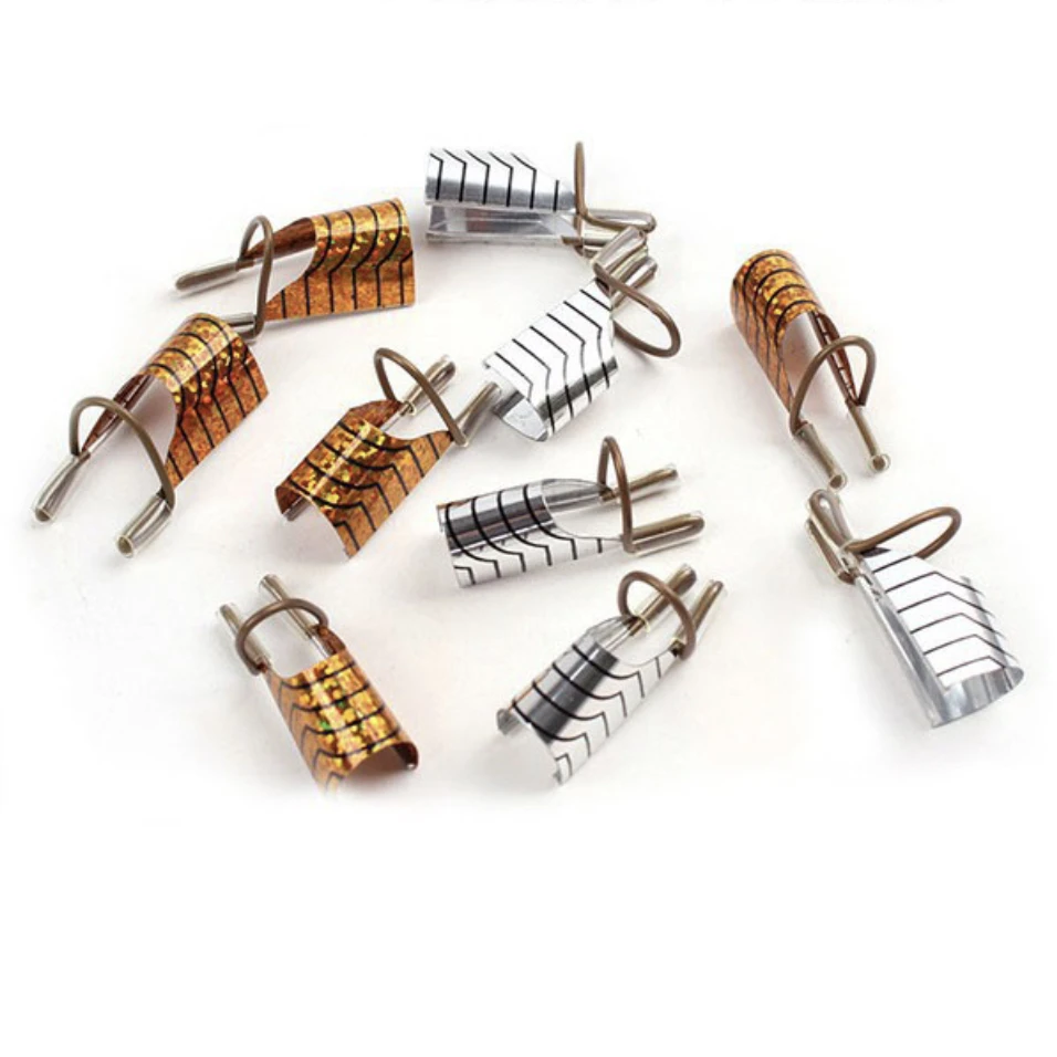 

5pcs C-Curved Reusable Metal Nail Forms