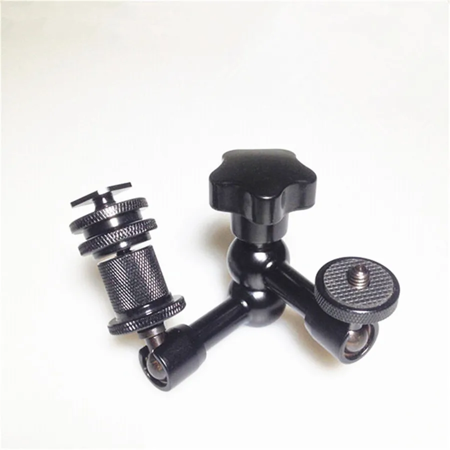 

7 Inch Hot Shoe Connector Friction Articulating Magic Arm Bracket with 1/4" Screw for DSLR Camera LCD Monitor LED Light