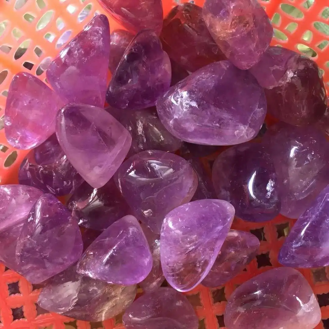 

100g Natural large particle amethyst gravel degaussing stone aquarium flower pot decoration crystal accessories