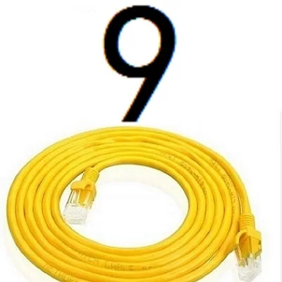 

9# MEIBAI CAT5 Flat Ethernet Cable Networking Ethernet Patch Cord LAN Cable CAT5