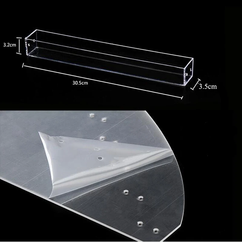 Акриловый Органайзер для лака для ногтей, для хранения эфирных масел, 2-7 слоев, для маникюра, косметики, ювелирных украшений, подставка, держатель, прозрачная коробка для макияжа