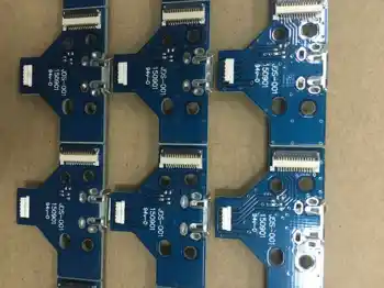 

200pcs/lot For PS4 Dualshock controller USB Charging Port Socket with board 14pin jds-001 blue