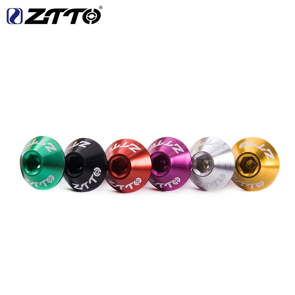 ZTTO M5 * 10 мм Клетка для бутылки с водой ультра-светильник 7075 AL шестигранные винты |