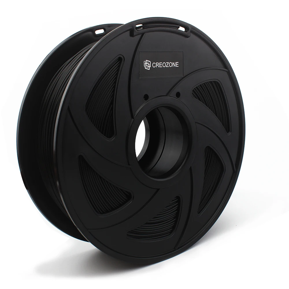 CREOZONE PLA 3D Printer Filament Black Color 1000 (6)