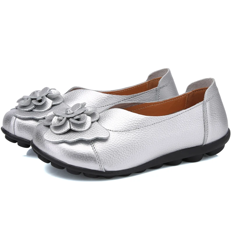Ngouxm/Женская обувь на плоской подошве из натуральной кожи; женские лоферы; модная повседневная женская обувь на плоской подошве; Женская Удобная обувь нового дизайна