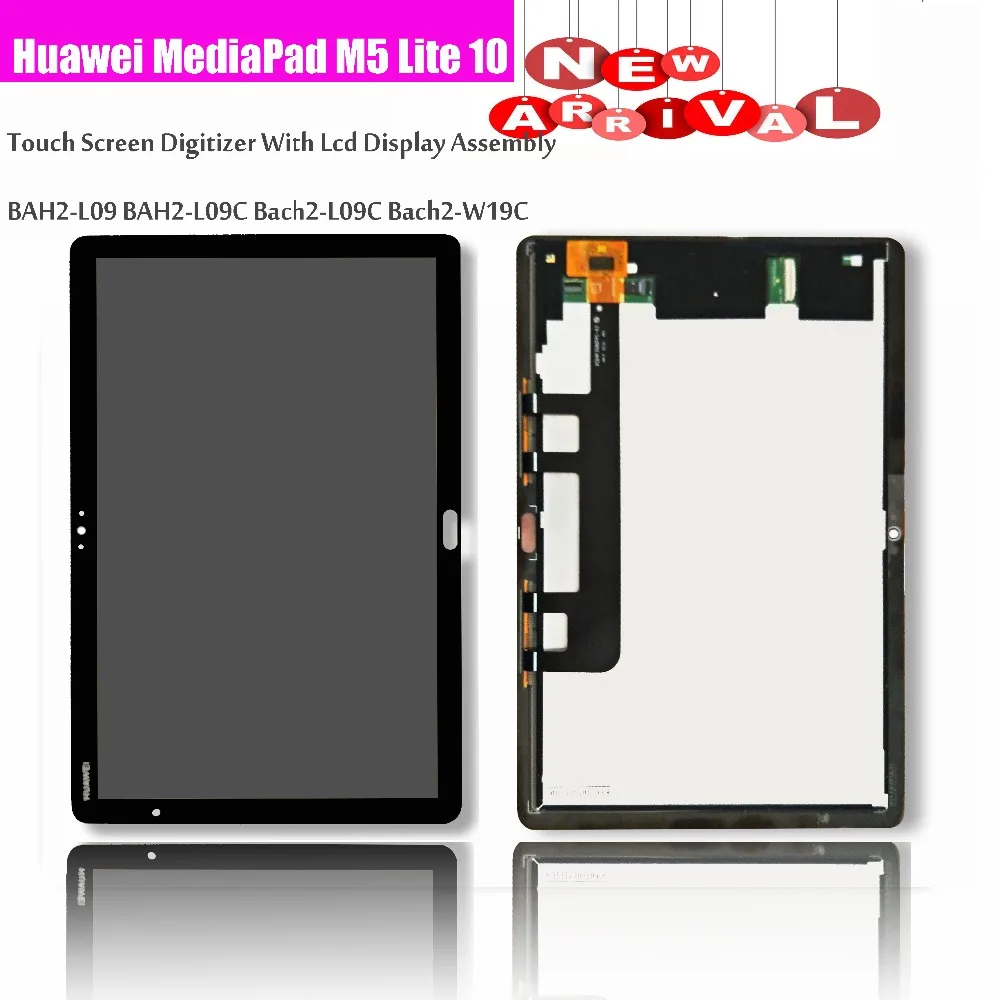 10," huawei MediaPad M5 Lite LTE 10 BAH2-L09 BAH2-L09C Bach2-L09C Bach2-W19C Сенсорный экран дигитайзер с ЖК-дисплеем Дисплей в сборе