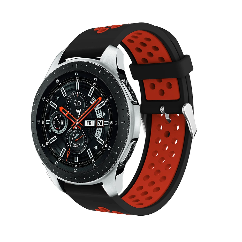 20 мм 22 силиконовая резина Gear S3 Ремешки для наручных часов Samsung Galaxy Watch Active 46