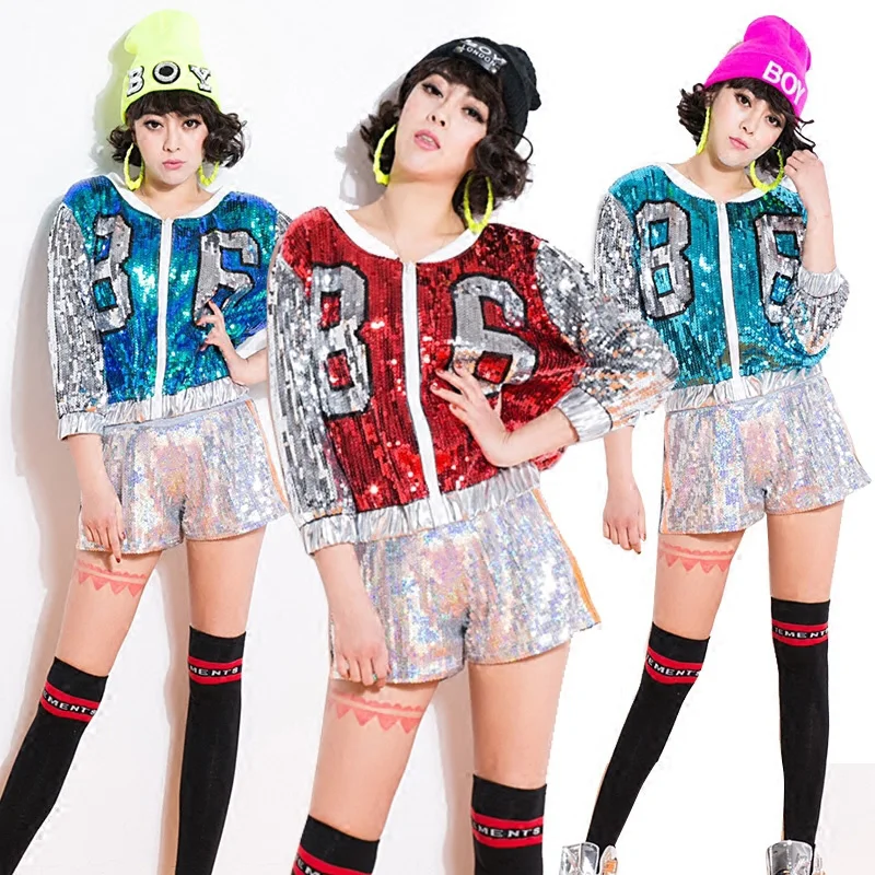 2019 New DJ Costumes Women Suit Tops+Pant Singers Sexy Clothes