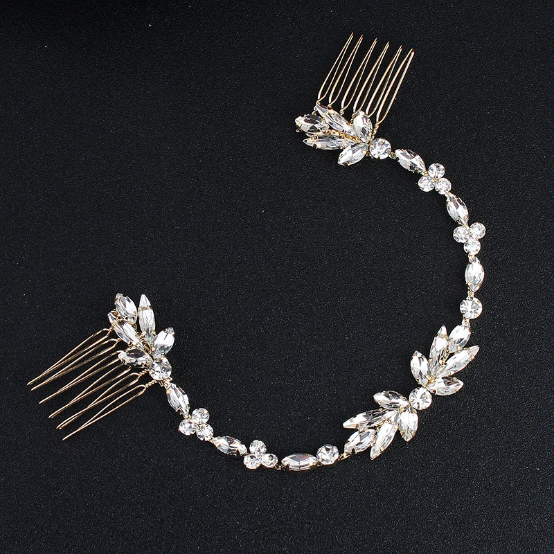 Miallo классический свадебный длинный гребень для волос австрийский кристалл гибкие аксессуары для волос невесты женские заколки для волос