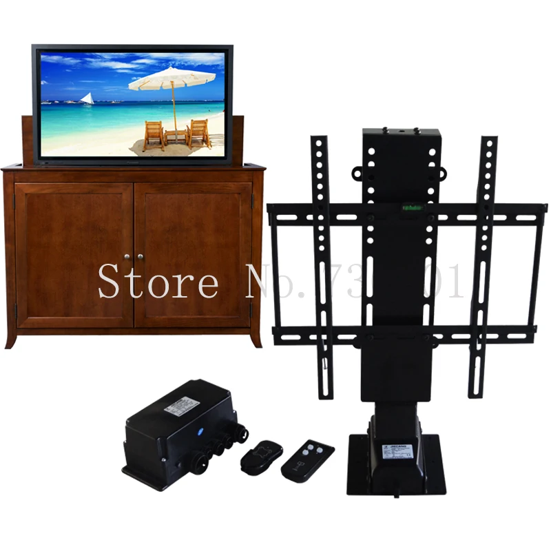 Buy Electric automatic TV Lift shelves with Remote Control for hotel home bed