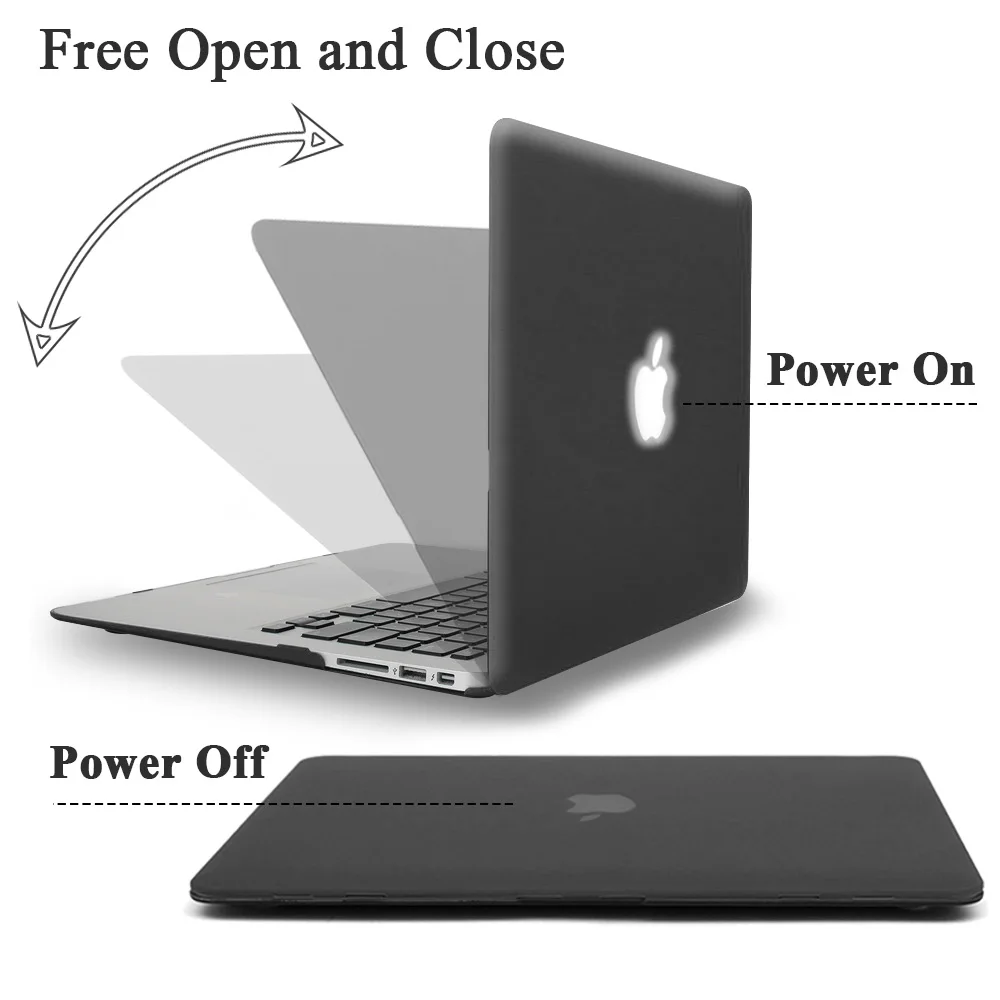 Чехол для ноутбука KK & LL Apple macbook Air Pro Retina 11 12 13 15 и New Air13/Pro Touch Bar жесткий чехол + сумка