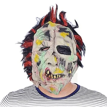 

2019 Halloween Adult Mask Zombie Mask Latex Bloody Scary Extremely Disgusting Full Face Mask Costume Party Cosplay Prop