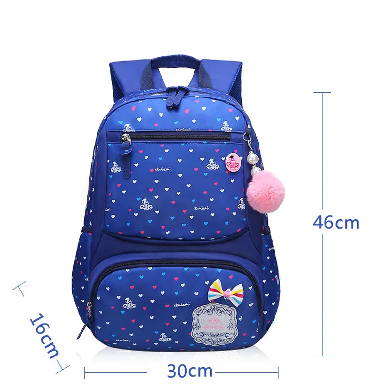 RUIPAI школьные сумки для девочек-подростков, нейлоновые Детские рюкзаки в стиле преппи, школьный рюкзак для девочек, Mochila Bolsas, Детская сумка - Цвет: Blue Big