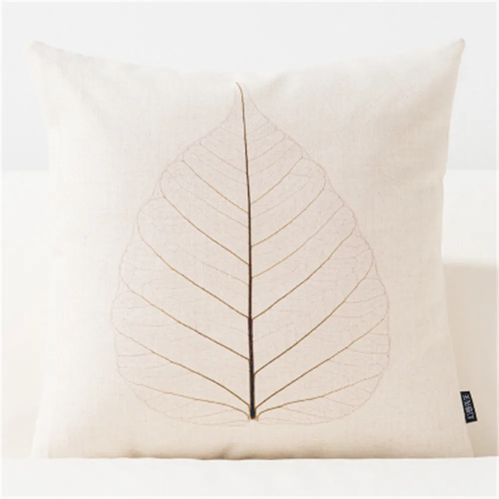 Декоративный чехол для подушки геометрический зеленый растение деревья чехол для поясничной подушки Подушка для дивана дома Capa de Almofadas