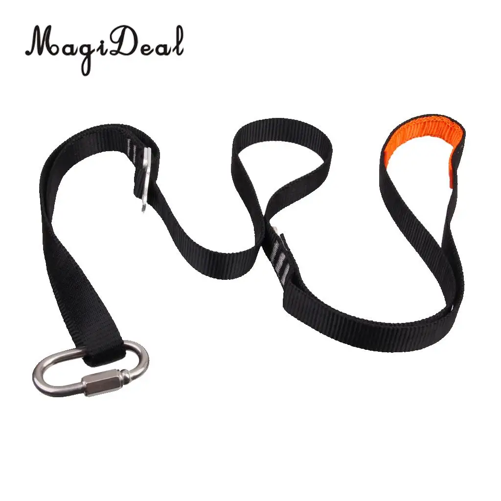 MagiDeal Adjustable Foot Sling Climbing Ascender Foot Loop Sling Rope