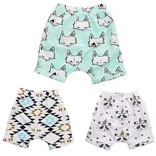Cute Baby Kids Boys Girls Print Summer Shorts Bottoms Hot Pants Shorts Casual Fox panda striped