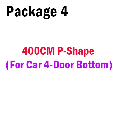 Buildreamen2 для Citroen Xsara C-Quatre C2 C-Elysee C-Triomphe двери автомобиля для багажника запечатывание печать прокладка уплотнитель лобового стекла автомобиля для укладки волос - Цвет: Package 4