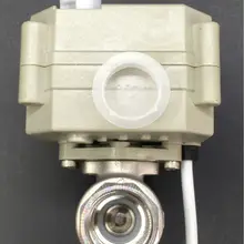 TF15-S2-B Stainelss Сталь DN15 моторизованный шаровой клапан с ручной колеса BSP/NPT 1/2 ''DC12V или DC24V 2/3/5/7 провода из металла Шестерни CE