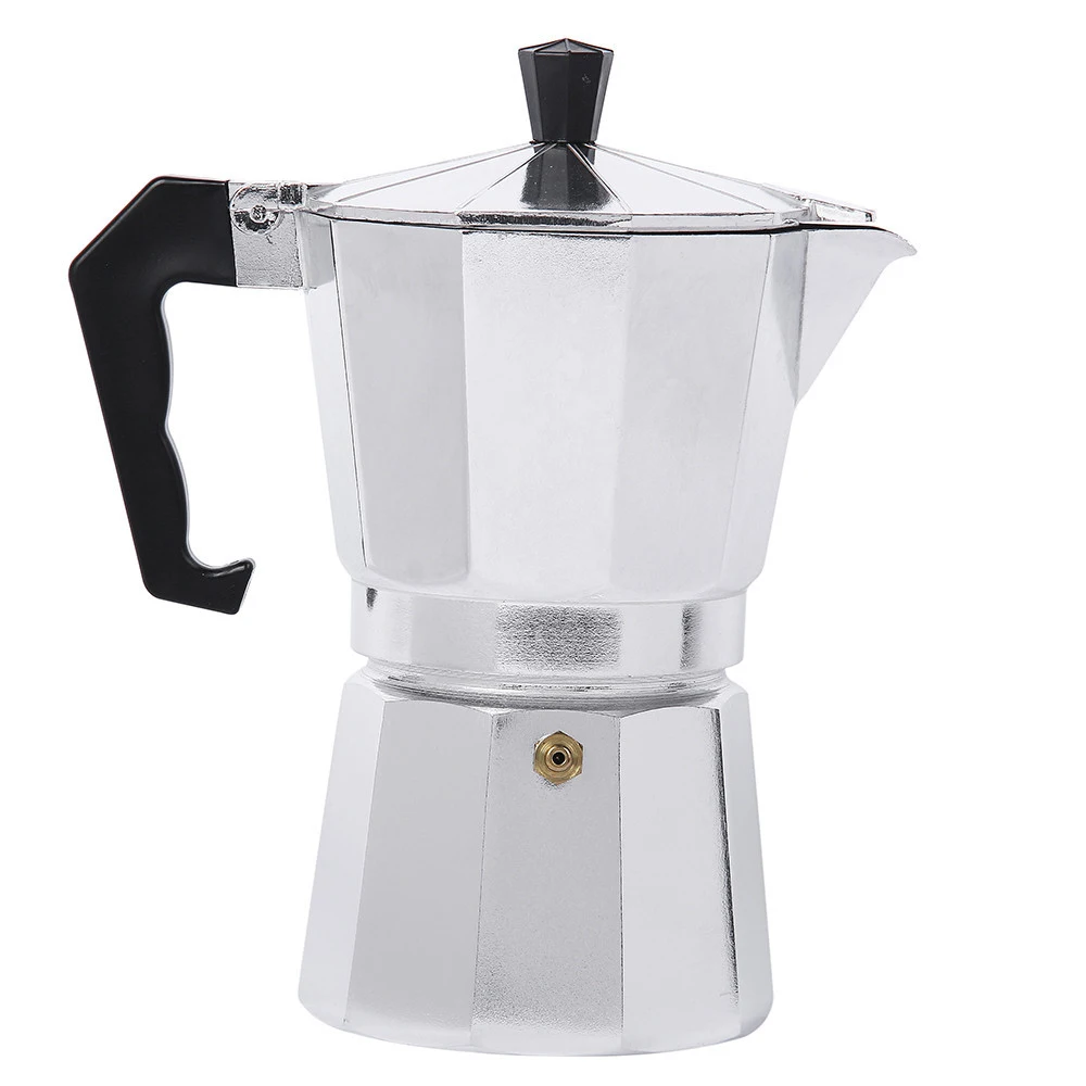 FeiC 1pc Aluminum moka pot Bialetti style 1-12 cups espresso maker coffee  pot for gas stove cookern for barista - AliExpress