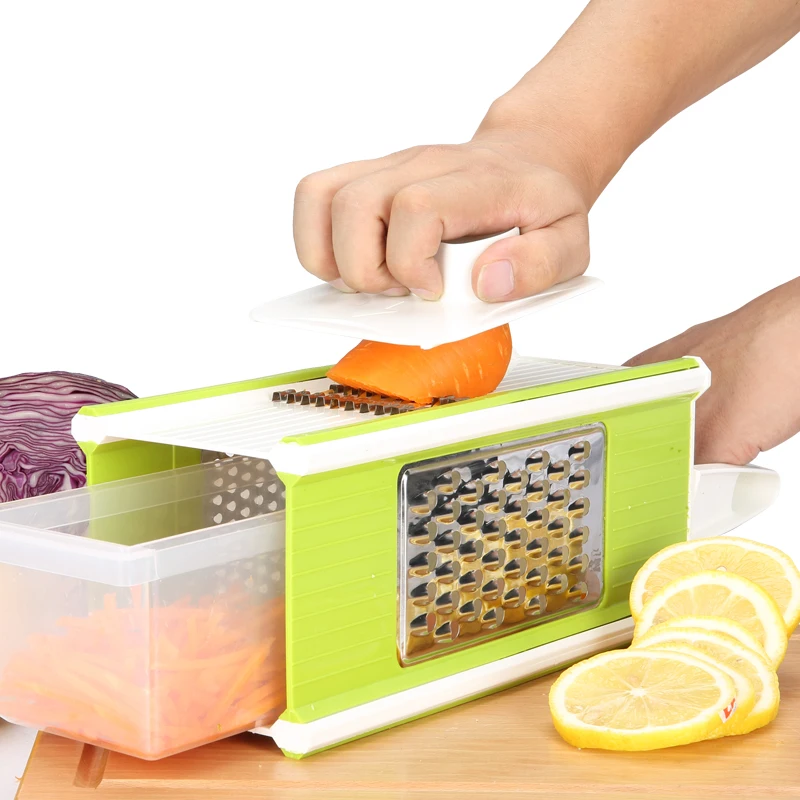 Multi function 5 in 1 Grater Vegetable Cutter Sets Stainless Steel